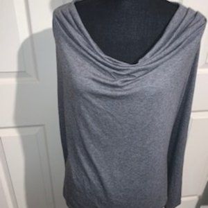 Cowl neck long sleeve top